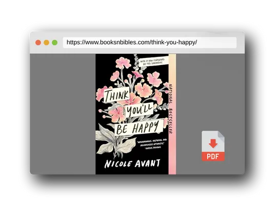 PDF Preview of the book Think You'll Be Happy