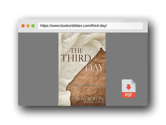 PDF Preview of the book Third Day