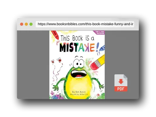 PDF Preview of the book This Book Is A Mistake!: A Funny And Interactive Story For Kids (Finn the Frog Collection)