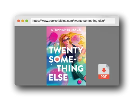 PDF Preview of the book Twenty Something Else