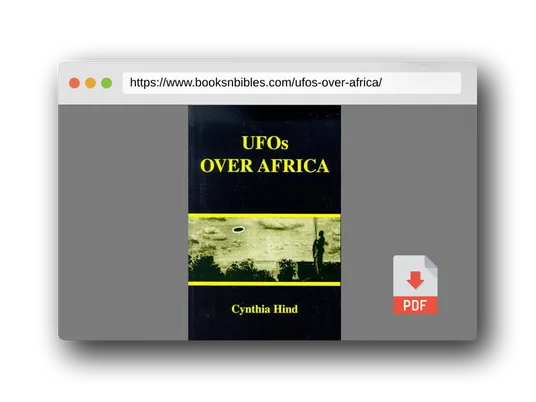 PDF Preview of the book Ufos Over Africa