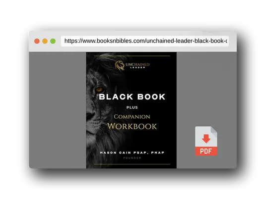 PDF Preview of the book Unchained Leader Black Book + Companion Workbook: Blackout Edition