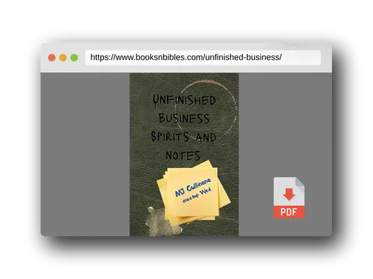PDF Preview of the book unfinished business