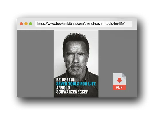 PDF Preview of the book Be Useful: Seven Tools for Life