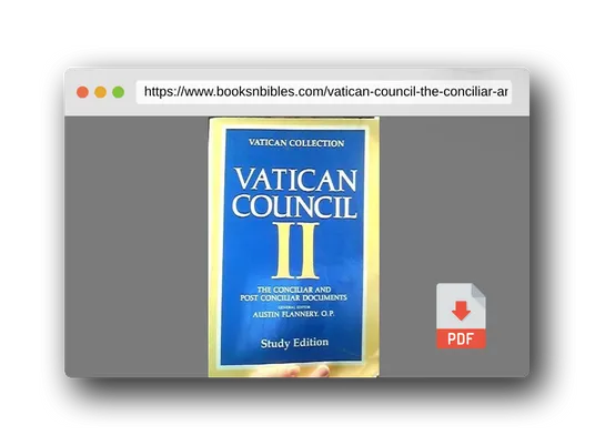 PDF Preview of the book Vatican Council II: The Conciliar and Post Conciliar Documents, Study Edition