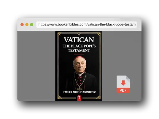 PDF Preview of the book VATICAN: The Black Pope’s Testament
