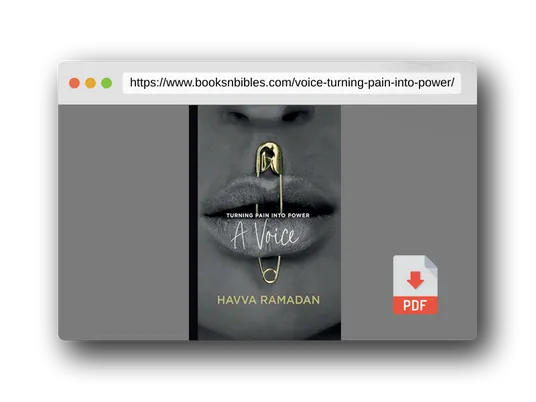 PDF Preview of the book A Voice: Turning Pain into Power