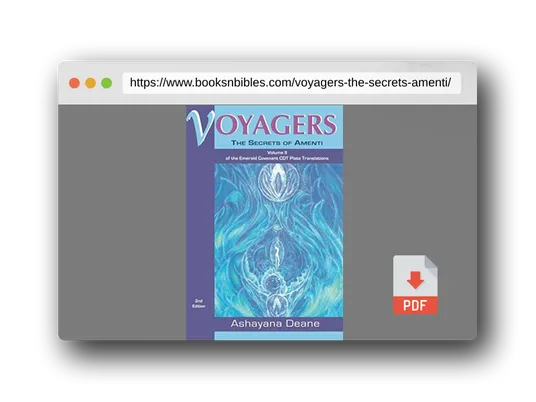 PDF Preview of the book Voyagers II: The Secrets of Amenti