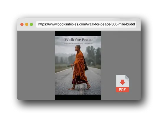 PDF Preview of the book Walk for Peace: A 2,300-Mile Buddhist Journey Across America