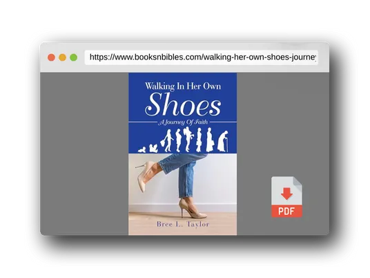 PDF Preview of the book Walking In Her Own Shoes: A Journey Of Faith