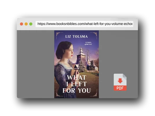 PDF Preview of the book What I Left for You: Volume 3 (Echoes of the Past)