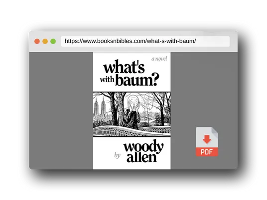 PDF Preview of the book What's with Baum?