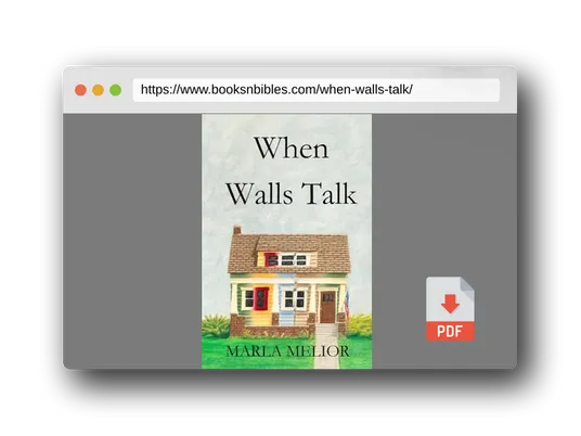 PDF Preview of the book When Walls Talk