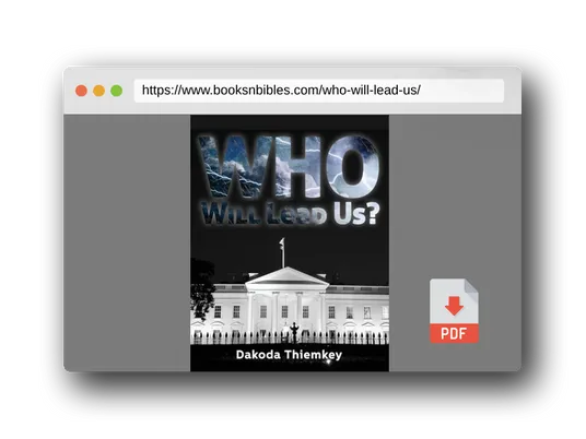 PDF Preview of the book Who Will Lead Us?