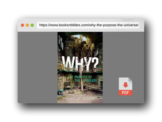 PDF Preview of the book Why? The Purpose of the Universe