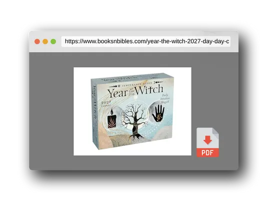 PDF Preview of the book Year of the Witch 2027 Day-to-Day Calendar: Daily Intuitive Magick