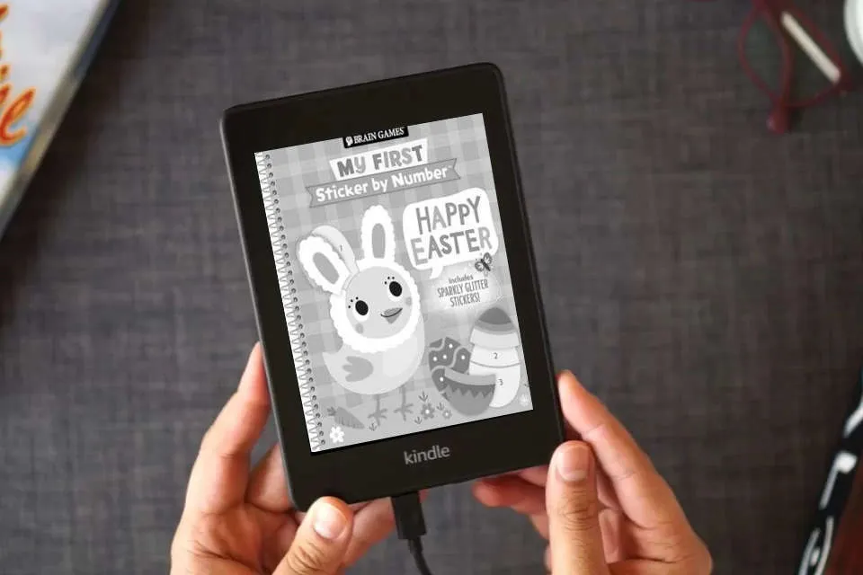Read Online Brain Games - My First Sticker by Number: Happy Easter - Includes Sparkly Glitter Stickers! as a Kindle eBook