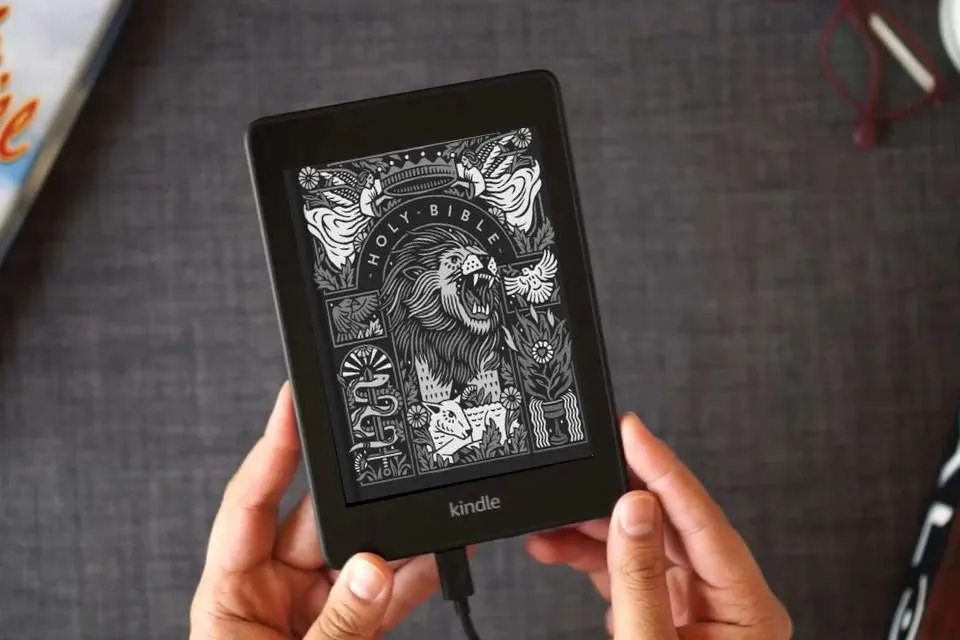 Read Online ESV Single Column Journaling Bible, Artist Series (Hardcover, Joshua Noom, The Lion and the Lamb) as a Kindle eBook