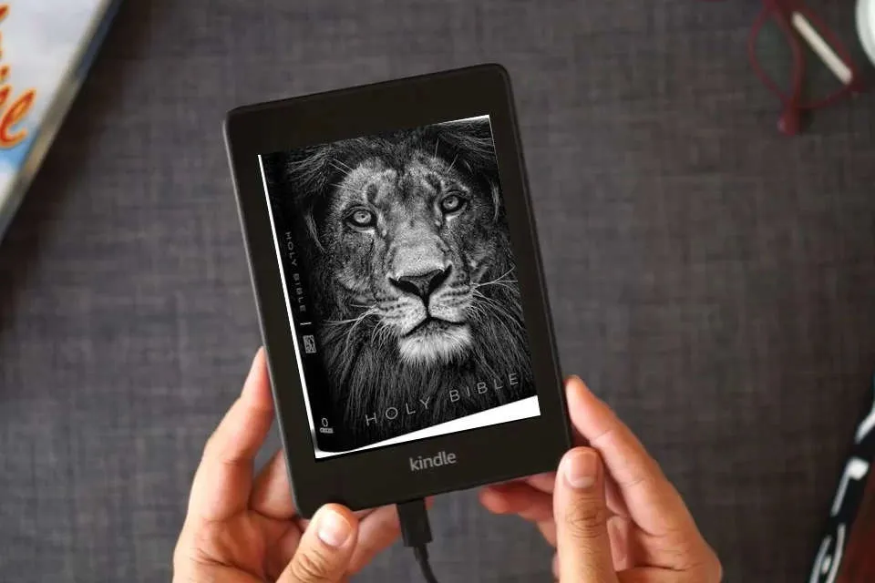 Read Online KJV Holy Bible, Large Print, Handy Size format, Hardcover, Lion of Judah, Ribbon Marker, and Red Letter as a Kindle eBook