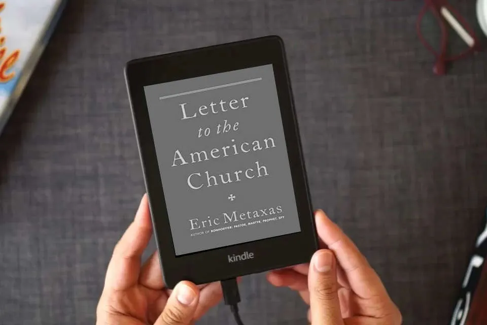Read Online Letter to the American Church as a Kindle eBook