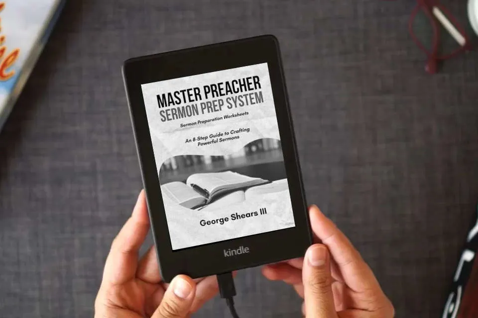 Read Online Master Preacher Sermon Prep System: An 8-Step Guide to Crafting Powerful Sermons as a Kindle eBook