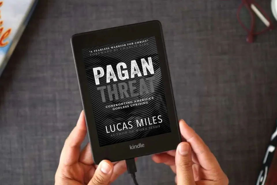 Read Online Pagan Threat: Confronting America's Godless Uprising with a Foreword by Charlie Kirk as a Kindle eBook