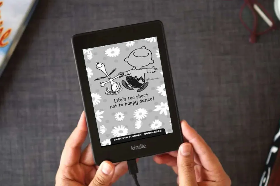 Read Online Peanuts Happy Dance: 2025-2026 28-Month Inspirational Pocket Planner as a Kindle eBook